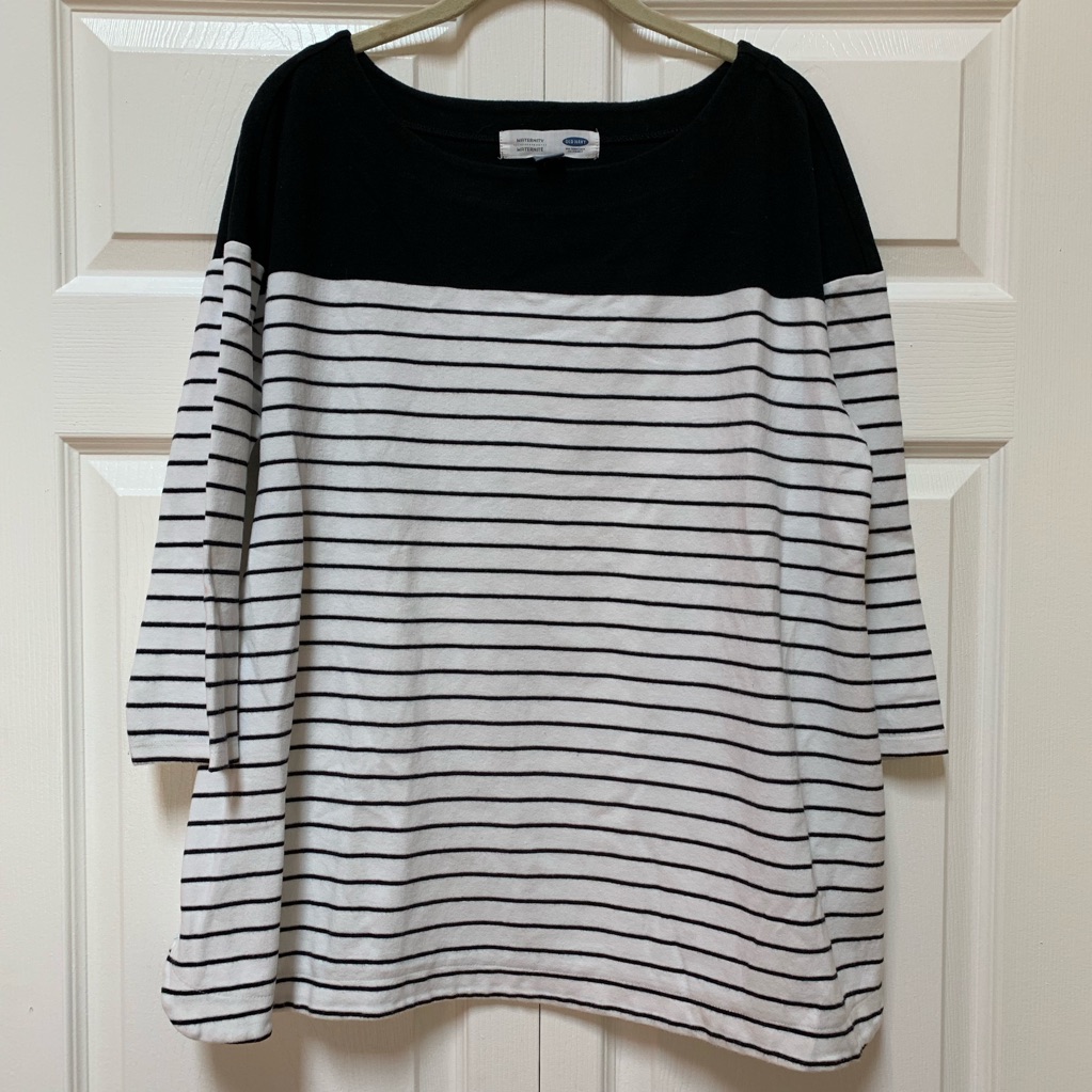 Old Navy Striped Maternity Top